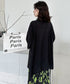 Neon Flower Pleated Skirt